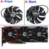 New 87mm PLA09215S12H 12V 0.55A 4Pin GPU Cooling Fan Replacement For EVGA RTX 3070 3080 3090 XC3 BLACK GAMING Graphics Card