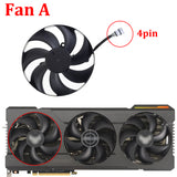 For ASUS TUF Gaming RTX 4080 4090 OC Edition 105MM T129215SU 7Pin Graphics Card Replacement Fan