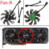 75MM T128015SH Cooler Fan Replacement For ASROCK AMD Radeon RX 5600 XT Phantom Gaming D3 6G OC Graphics Video Card Fans