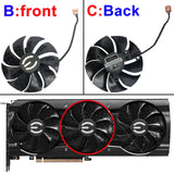 New 87mm PLA09215S12H 12V 0.55A 4Pin GPU Cooling Fan Replacement For EVGA RTX 3070 3080 3090 XC3 BLACK GAMING Graphics Card