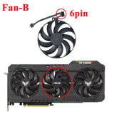 Fan Replacement For ASUS TUF RTX 3060 3060Ti 3070 3070TI 3080 3080Ti 3090 Graphics Video Card Cooling Fan