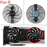 For SAPPHIRE PULSE AMD Radeon RX 6650 XT 95MM FD10015M12D 6Pin Video Card Replacement Fan