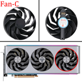 95MM FD10015M12D RX7900XTX Video Card Fan For Sapphire NITRO+ AMD RadeonTM RX 7900 XTX Vapor-X 24GB Graphics Card Cooling Fan