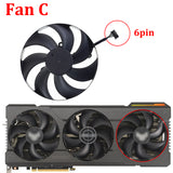 For ASUS TUF Gaming RTX 4080 4090 OC Edition 105MM T129215SU 7Pin Graphics Card Replacement Fan