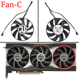 For ASROCK AMD Radeon RX 6800 6800XT 6900XT AUB0812VD-00 80MM Graphics Card Cooling Fan