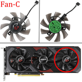 75MM T128015SH Cooler Fan Replacement For ASROCK AMD Radeon RX 5600 XT Phantom Gaming D3 6G OC Graphics Video Card Fans