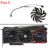 For INNO3D GeForce RTX 3080 3080Ti 3090 iCHILL X4 85MM CF-12915S 4Pin Graphics Card Cooling Fan