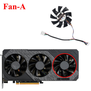 75MM PLA08015S12HH Video Card Fan Cooler For ASUS Radeon RX 5700 5700XT GTX 1660 1660Ti TUF X3 OC Graphics Card Cooling Fan