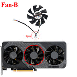 75MM PLA08015S12HH Video Card Fan Cooler For ASUS Radeon RX 5700 5700XT GTX 1660 1660Ti TUF X3 OC Graphics Card Cooling Fan