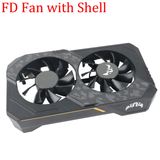For ASUS TUF Gaming GeForce GTX 1660 1650 RTX 2060 SUPER OC Edition 75MM FD8015U12S T129215BU Graphics Card Cooling Fan