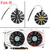 For ASUS Dual Series GTX 1070 1060 RX 480 470 570 PLD09210S12HH 87mm Graphic Card Fan