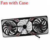 For Asrock AMD Radeon RX 6600XT 6700XT 6800 Phantom Gaming D 8GB OC 87MM FDC10H12S9-C Graphics Card Replacement Fan