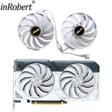 For ASUS RTX 4060，4060Ti DUAL WHITE 90MM 6Pin Graphics Card Replacement Fan