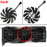 78mm PLD08010S12HH Graphics Card Fan Replacement For Gigabyte GTX 1660 1660Ti SUPER RX 5500 5600 5700 XT
