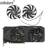 RTX2060s RTX2070s RTX2080s Video Card Fan Replacement For ASUS Dual RTX 2060 2070 2080 SUPER EVO GPU