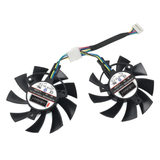 For ASUS TUF Gaming GeForce GTX 1660 1650 RTX 2060 SUPER OC Edition 75MM FD8015U12S T129215BU Graphics Card Cooling Fan