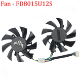 For ASUS TUF Gaming GeForce GTX 1660 1650 RTX 2060 SUPER OC Edition 75MM FD8015U12S T129215BU Graphics Card Cooling Fan