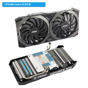 New Original Heatsink For MSI RTX 3060 3060Ti 3070 Ventus 2X GPU Heat Sink Cooling Fan Replacement