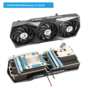 New Original GPU Heatsink Replacement For MSI RTX 3080 3080Ti 3090 Gaming X Trio Video Card Heatsink