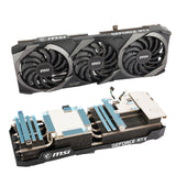 New Original GPU Heatsink For MSI RTX 3080 3080Ti 3090 Ventus 3X Heat Sink Graphics Card Cooling Fan Replacement