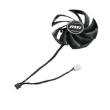 For MSI RTX 4060 Ti VENTUS 2X Balck 95MM PLD10010S12HH Video Card Replacement Fan