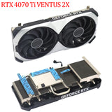 For MSI GeForce RTX 4060 4060Ti 4070 4070Ti VENTUS 2X Video Card Heatsink New Original RTX4060 RTX4060Ti RTX4070 RTX4070Ti CPU Fan