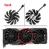 78mm PLD08010S12HH RTX2060 RTX2070 Graphics Card Fan Replacement For Gigabyte RTX 2060 2070 Gaming GPU