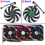 88MM T129215BU RTX3050 RTX3060 Graphics Card Cooling Fan For ASUS ROGSTRIX RTX 3060 O12G V2 GAMING Cooling Graphics Fan