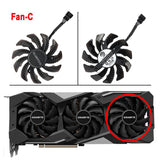 78mm PLD08010S12HH RTX2060 RTX2070 Graphics Card Fan Replacement For Gigabyte RTX 2060 2070 Gaming GPU