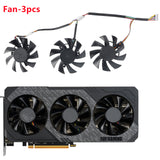 75MM PLA08015S12HH Video Card Fan Cooler For ASUS Radeon RX 5700 5700XT GTX 1660 1660Ti TUF X3 OC Graphics Card Cooling Fan