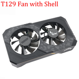 For ASUS TUF Gaming GeForce GTX 1660 1650 RTX 2060 SUPER OC Edition 75MM FD8015U12S T129215BU Graphics Card Cooling Fan