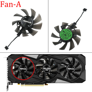 For Asrock AMD Radeon RX 5600 XT Challenger PRO T128015SH 4pin Video Card Replacement Fan