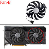 For ASUS RTX 4070 12GB DUAL OC  95MM Graphics Card Replacement Fan