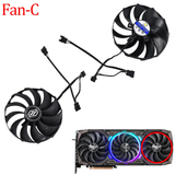 For ASROCK RX 7900XT 7900XTX TaiChi 107MM CF1010H12S 97MM CF1010H12S Graphics Card Replacement Fan