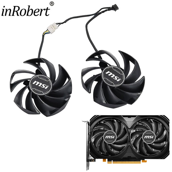 For MSI RTX 4060 Ti VENTUS 2X Balck 95MM PLD10010S12HH Video Card Replacement Fan