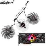 For Asrock AMD Radeon RX 6600XT 6700XT 6800 Phantom Gaming D 8GB OC 87MM FDC10H12S9-C Graphics Card Replacement Fan