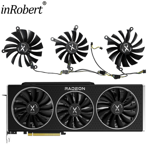 For XFX RX 6800 6800 XT Speedster MERC / SWFT Video Card Fan RX6800 RX6800XT PLD10015B12H PLA09215B12H 85MM 95MM GPU Fan