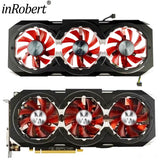For Galax GeForce GTX 1060 1070 1070Ti 1080 Video Card Fan 75MM FD8015H12C GTX1060 GTX1070Ti GTX1070 GTX1080 GPU Cooling Fan