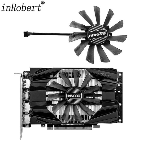 For INNO3D GTX 1060 1060S 1060Ti 2060 2060S Compact 95MM CF-121015S 4Pin Graphics Card Replacement Fan with Shell
