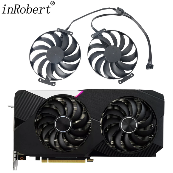 Video Card Fan For ASUS Dual GeForce RTX 3070 OC Edition 95MM T129215SU RTX3070 Graphics Card Replacement Fan