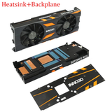For Inno3D RTX2080Ti Twin X2 11GB 352Bit GDDR6 Graphics Card Replacement Heatsink
