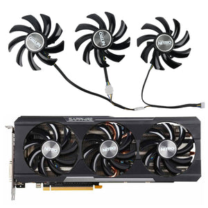 85mm R9 390X GPU Cooling Fan For SAPPHIRE Radeon R9 390 NITRO/R9 290X Tri-X Graphics  Card Fan