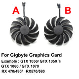 88mm T129215SU/PLD09210S12HH P106 Graphics Card Cooling Fan for Gigabyte GTX 1050 Ti RX 480 470 570 580 GTX 1060 G1 Gaming Cooler