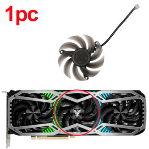 82MM FD8015U12D 12V 0.5A GPU Cooling Fan For Gainward RTX 3060 Ti 3070 3070Ti 3080 3080Ti 3090 Phoenix Graphics Card Cooler