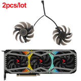 82MM FD8015U12D 12V 0.5A GPU Cooling Fan For PNY RTX 3070 3070Ti 3080 3080Ti 3090 XLR8 Gaming REVEL EPIC-X RGB Triple Fan