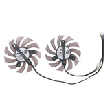 75mm PLD08010S12H 12V 0.25A GTX 760 660 750 Ti Fan Replacement for ASUS GTX 1050 Ti R7 260X Cooling Fan