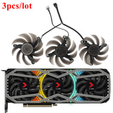 82MM FD8015U12D 12V 0.5A GPU Cooling Fan For PNY RTX 3070 3070Ti 3080 3080Ti 3090 XLR8 Gaming REVEL EPIC-X RGB Triple Fan