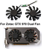 inRobert 75mm GA81S2U DC 12V 0.38A 4Pin Cooler Fan Video Card Fan Replacement for Zotac GTX 970 Dual Fan Graphic Card