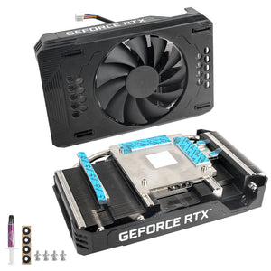 DIY ITX 18cm Heatsink For Palit RTX 3060 Ti Graphics Card with Backplate