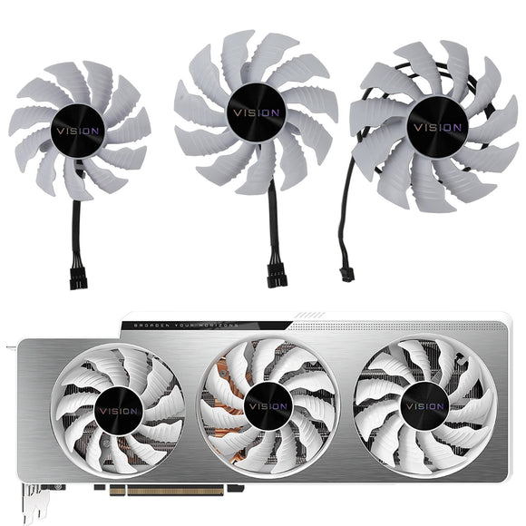 87mm PLA09215S12H 12V 0.55A RTX3080 3090 Graphics Fan For GIGABYTE RTX 3070 3080 Ti RTX 3090 Vision OC 3X Video Card Fan